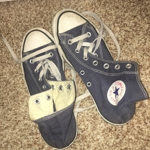 High top converse navy